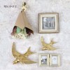 Tokyo Kankan Bird Wall Decor, Small, Gold