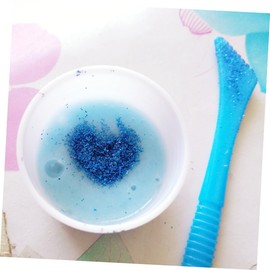 STOBOK 50pcs Imitation Sheets Foil Paper for Decoration Shiny Gold Foil for Gilding Walls Furniture Nails and More Blue