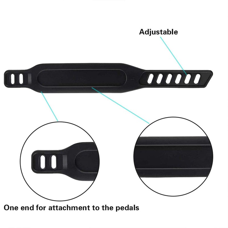 Exercise Bike Pedal Straps Universal Long Pedal Strap Widened Straps