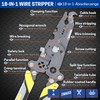 WISEPRO Wire Strippers, Multifunctional Foldable Wire Strippers, 18 in 1