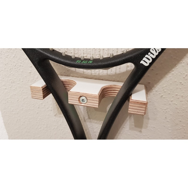 Tennis Rack Holder (Oak)