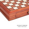 AMEROUS 12.8'' Magnetic Wooden Chess Set / 2 Built-in Storage