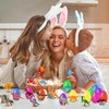 UPINLOOK 24Pcs Easter Eggs with Dinosaurs Inside, Easter Basket Stuffers