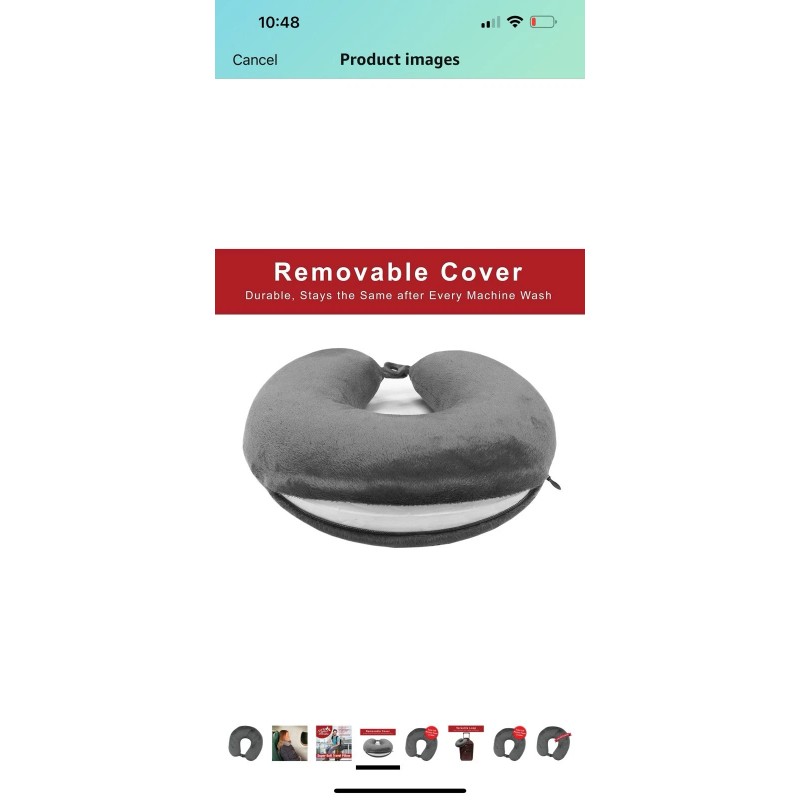 My Perfect Dreams, Super Soft, Grey Travel, Pillow Memory Foam