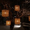 Large Solar Rope Lantern Outdoor Hanging – Handwoven Jute Rope