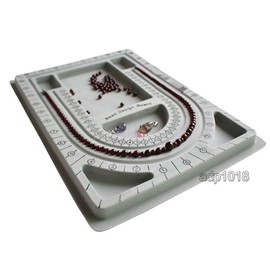 AD Beads 2 PCS of Plastic Flocked Beading Board Design Tray 33x24cm