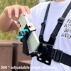 360° Rotating Smartphone Chest Strap Holder for Hands-Free Video Recording