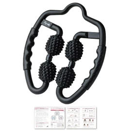 Massage Roller, Massage Roller, Calf, Beautiful Legs, Swelling, Relieves Swelling, Myofascial Release, Fascial Roller, Loose, Pinch Type (Black)