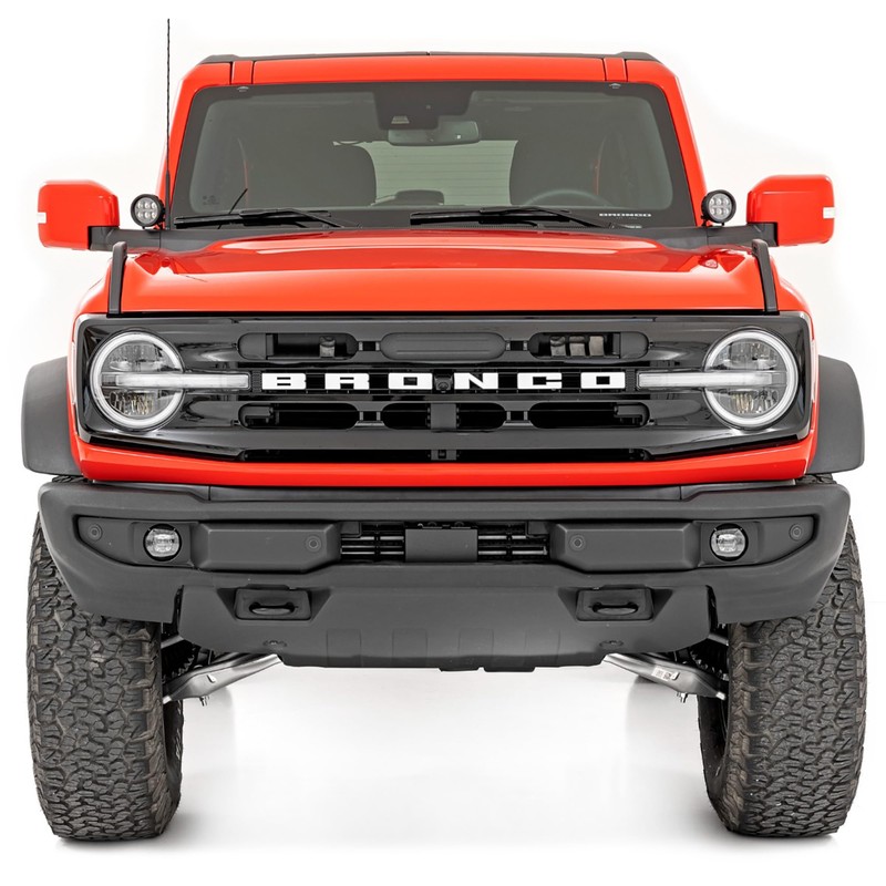 Rough Country RC Dual 3.5" Round LED Lights with Amber