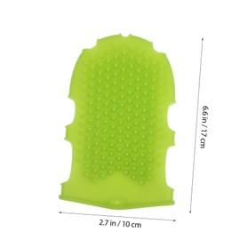 Healvian Shower Brush Fine Coarse Bristles Massage Body Scrubber for Exfoliating Bath