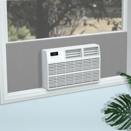 Air Jade Window Air Conditioner Side Panels, Extra Wide 4Ft Surround Insulation Side Panels for Indoor Window AC Unit, AC Window Seal Kit for Summer and Winter, Gray