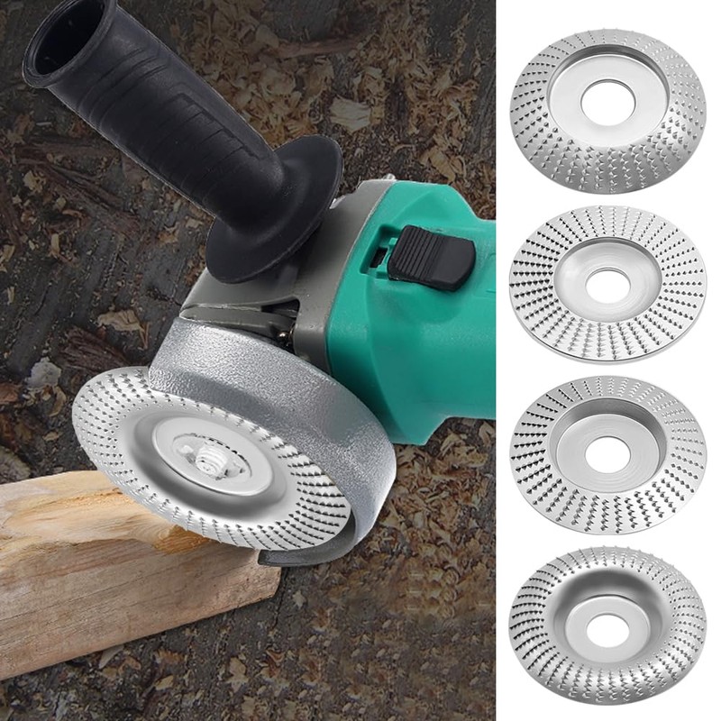 4 Angle Grinder Discs Serrated Discs Carbide Wood Sanding Discs