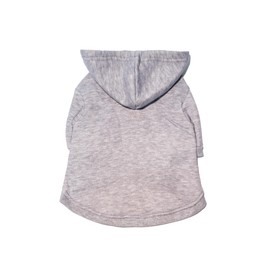 Sudadera con capucha suave y cómoda para perro, varios colores, talla XXS a XXL, sudaderas cómodas y versátiles para perros (S, gris claro)