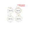 4pcs Ankle Bracelets for Women Gold Boho Beach Anklet Chain