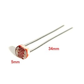 [Pack of 10] CdS Cell Optical Variable Resistor 0.2 inch (5 mm) GL5528