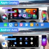 Motorsi Single Din Car Stereo with Wireless Apple Carplay, 6.9