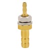 Joywayus 1/8''× 1/4'' Reducer Hose Barb Thru-Bulk Head Hex Union