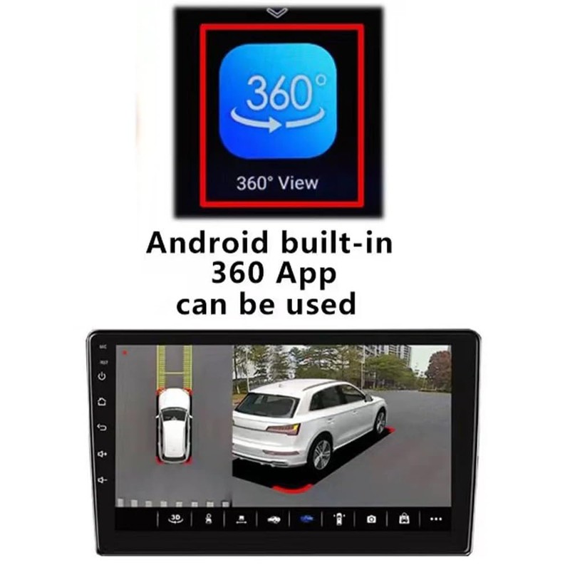 BY-J 360-Degree Panoramic Camera System for Android, 3D 1080P, with