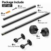 YaFex Heavy Duty Curtain Rods 32-60 Inch, 1 Inch Adjustable