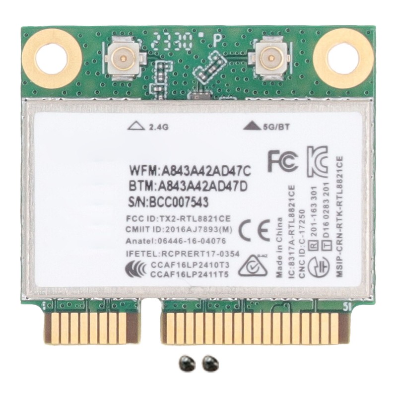 RTL8821CE Network Card Module 433Mbps BT4.2 802.11AC 2.4GHz 5GHz Mini
