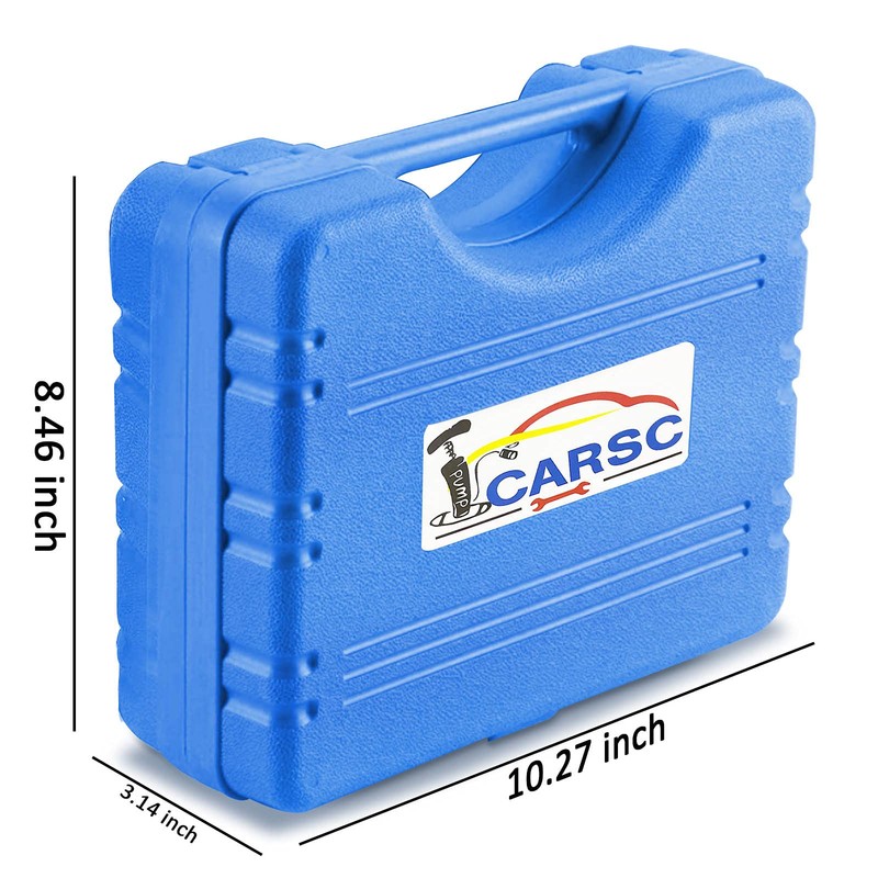 CARSC Hand Held Vacuum Pump Tester Kit with Adapter and
