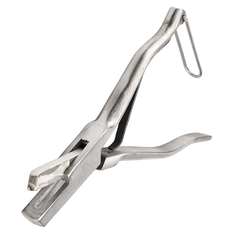 Pig Ear Tag Plier Stainless Steel Animal Ear Notcher with