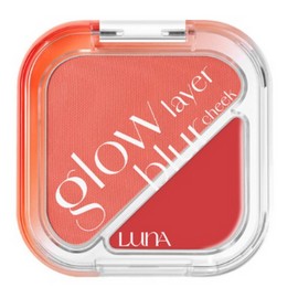 Luna Glow Layer Blur Cheek Blusher, 04 Shy Red/Autumn Warm Tone, 1 piece / 루나 글로우 레이어 블러 치크 블러셔, 04 샤이레드/가을웜톤, 1개