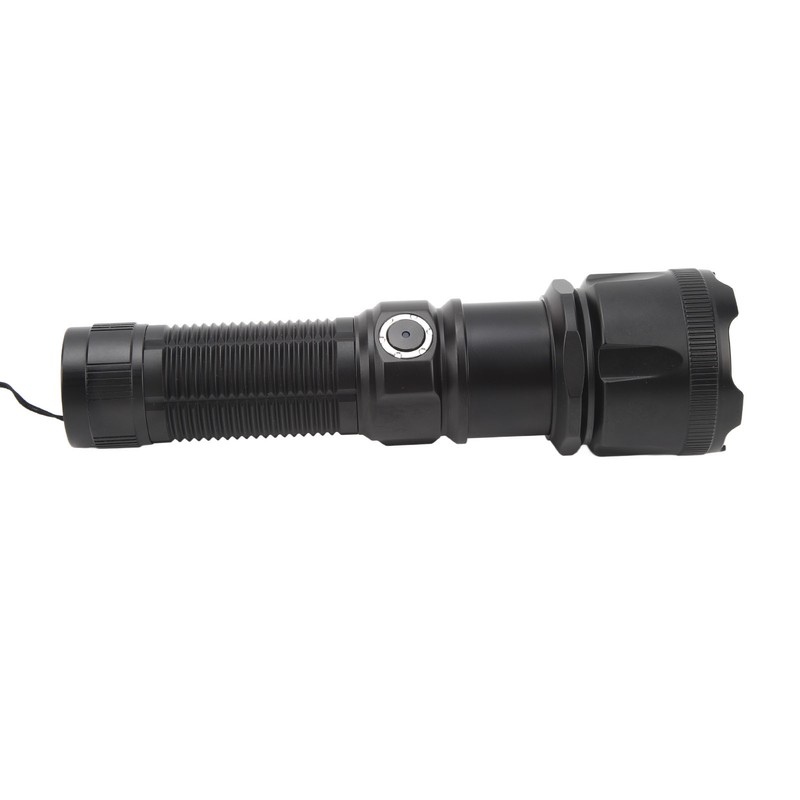 Telescopic Focus Flashlight XHP160 LED Super Bright Flashlight for Camping