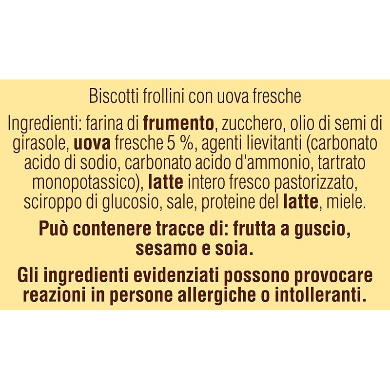 Mulino Bianco: "Tarallucci" Biscuits made with fresh eggs 12.3 Oz