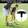 Trifletopia Golf Wrench Tool with Plastic Handle - Adjustable Golf