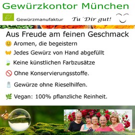 Organic Black Cumin Whole 70 g in Glass Spice Kontor Munich