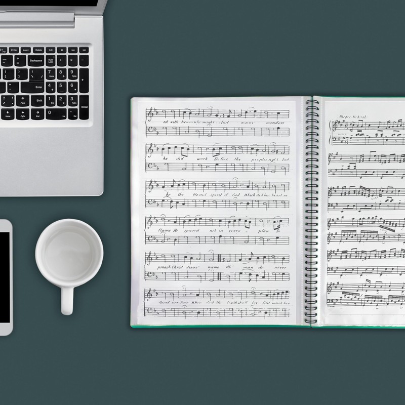 RAYLU PAPER - File Folder with Transparent A4 Plastic Sleeves