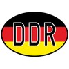 Daged DDR East Germany Sticker Car Foreign License Plate Set