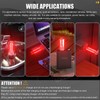 PSEQT USB Car Retro Interior Lights, Touch Dimming Mini Neon