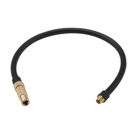 2-in-1 Schrader Presta Valve Adapter 40cm/15.7in Bike Pump Inflator Adaptor Extension Tube Hose for Portable Air Compressors Car Bike Bicycle Motorcycle Tyre Air Pump Inflator Replacement Hose