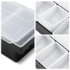 MUKEEN Ice Cooled Condiment Serving Container-6 Compartment Chilled Garnish Tray