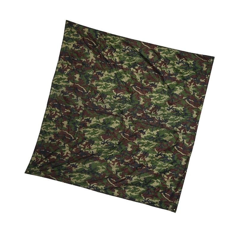 Camouflage Outdoor Portable Lightweight Rainproof Mat RainTent Tarp Shelter (2*2m)
