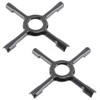 2x Gas Hob Ceramic Pan Support Moka Trivet Stand To