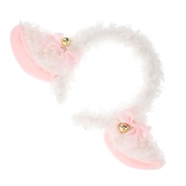 BESPORTBLE Plush Lamb Ears Headband with Jingling Bell Soft Skin Friendly Animal Ear Hair Hoop Cute Decorative Accessory for Adults and Cosplay Costume Party