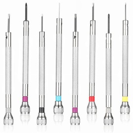 Micro Precision Jewelry Screwdriver Set, 8 Pieces Precision Screwdriver, 0.6-1.6 mm Watch Repair Screwdriver Set, Micro Screwdriver Set for Eyeglasses Repair, Jewelry Work, Electronics Repair
