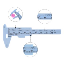 1 Regla Vernier Para Cejas+plantillas +cepillo Para Pestañas