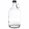 True Fabrications 1/2 gal Clear Glass Beer Growler, Reusable with
