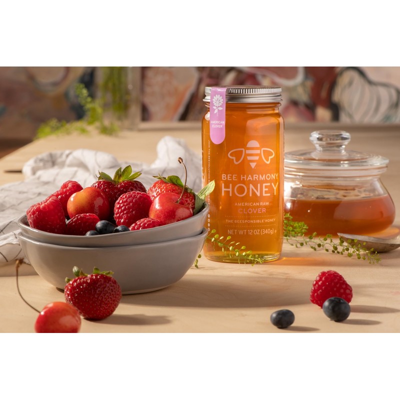 Bee Harmony Honey 5 Pack Variety Pack, Contains 5 jars,