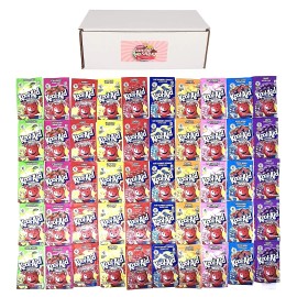 Kool-Aid Drink Mix Packets Variety Pack of 10 Flavors (5 of each , Total of 50)