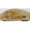 Alaskan Ulu Inupiat Style with Salmon Etched Birchwood Handle 6