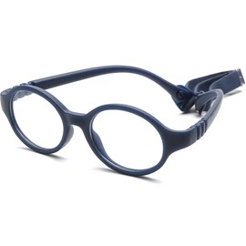 Newborn Baby Glasses 0-6 Months - XXS Infant Glasses - Eyeglasses Toddler Flexible Frame Glasses Navy