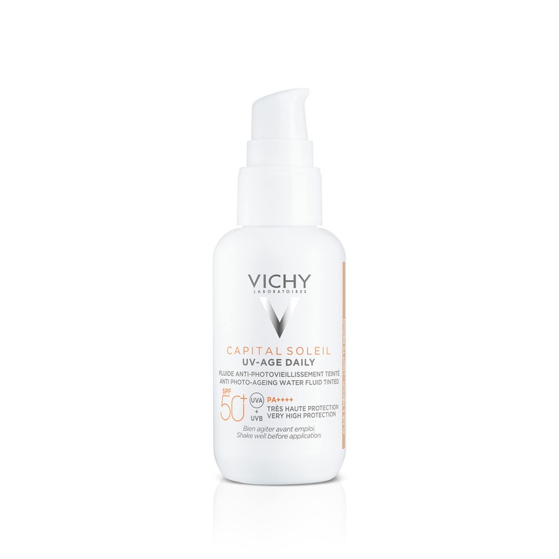 VICHY Protector Solar Facial UV-Age Daily Anti-Edad con Color FPS50