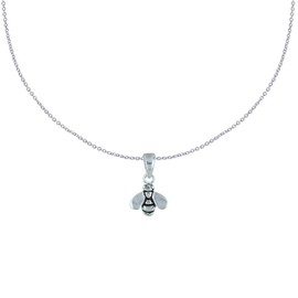LES POULETTES BIJOUX - Sterling Silver Bee Necklace, Sterling Silver