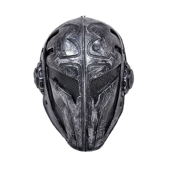 OSdream Cool Knights Templar Protective Wire Mesh Mask for Airsoft Paintball Display (Black)