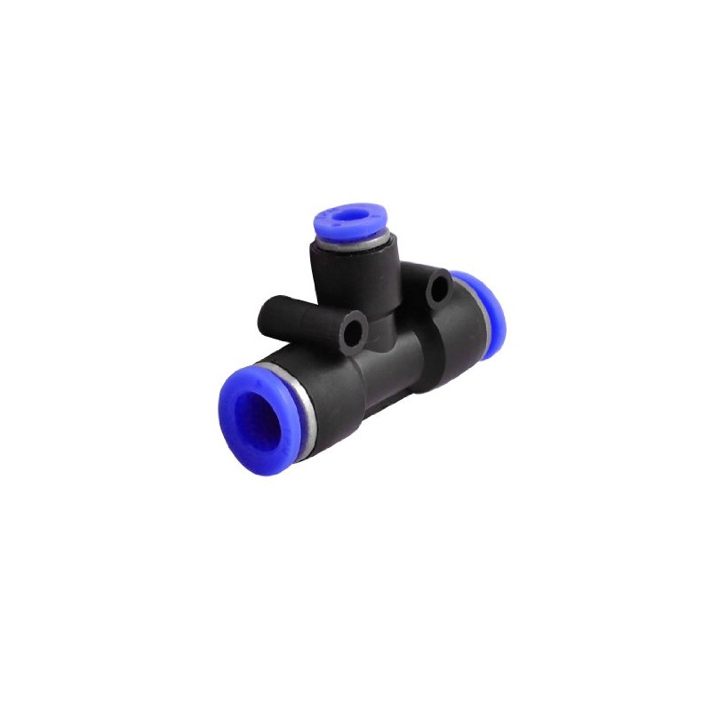 sourcingmap Air Pneumatic Tee Adapters 10mm to 6mm One Touch